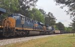 CSX 3030 and 76 wait for green